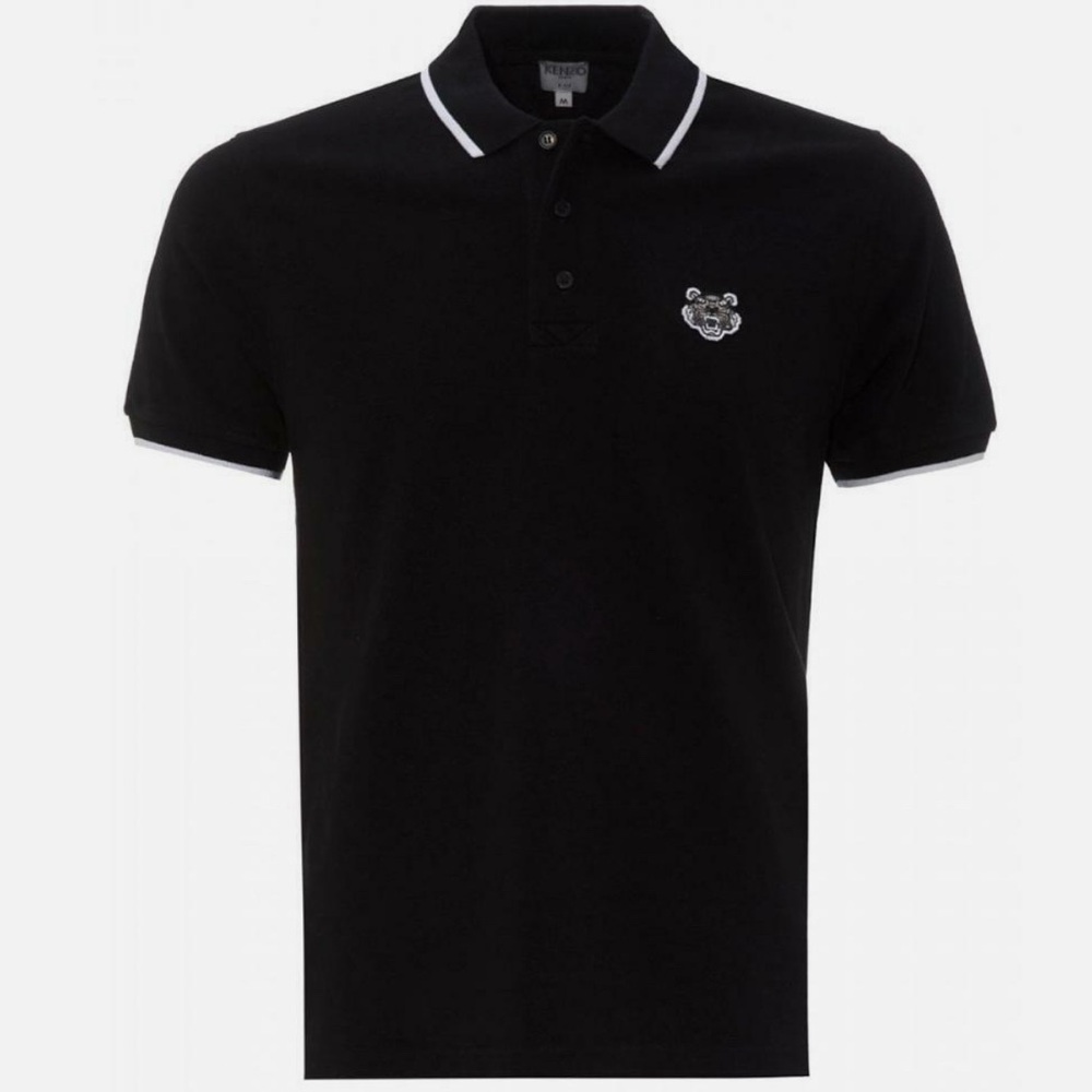 Kenzo men’s polo in black, size XS.